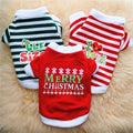 3Pcs Christmas Pet Clothes Set, Striped Fleece Dog Cat Sweater