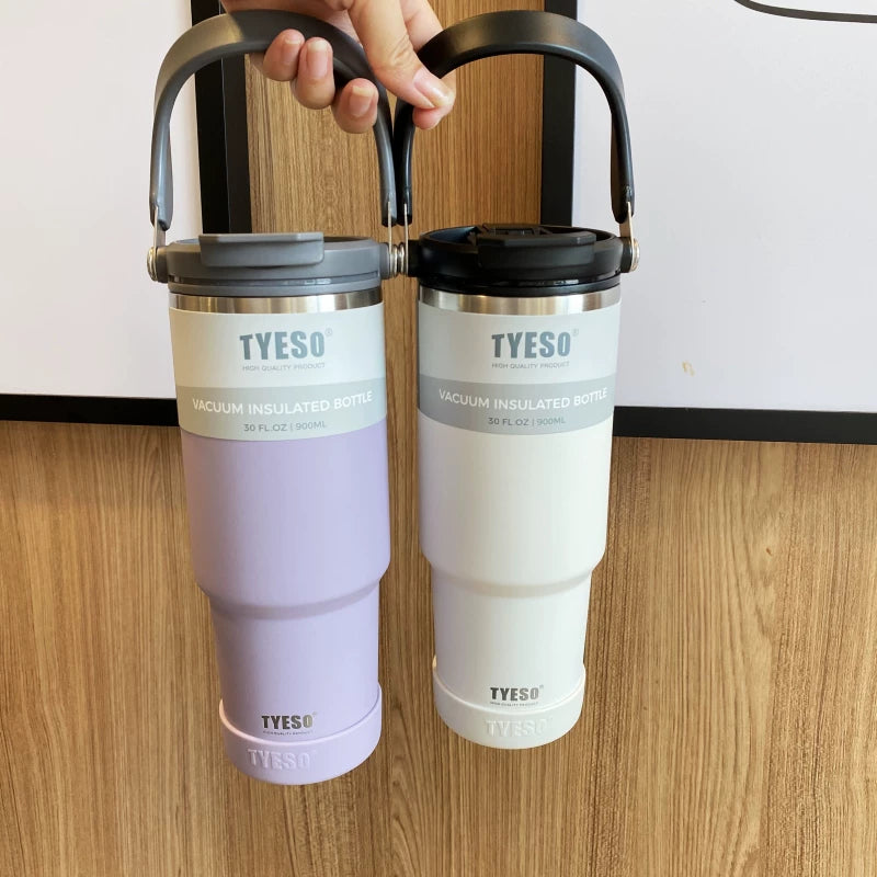 TYESO 1200ML 304 Stainless Steel Coffee Tumbler