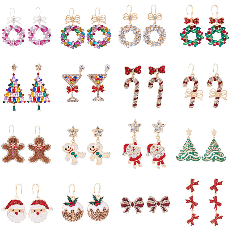 Christmas Holiday Earrings Set