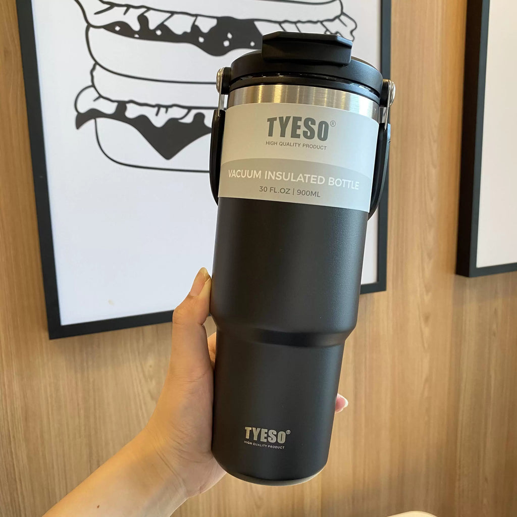 TYESO 1200ML 304 Stainless Steel Coffee Tumbler
