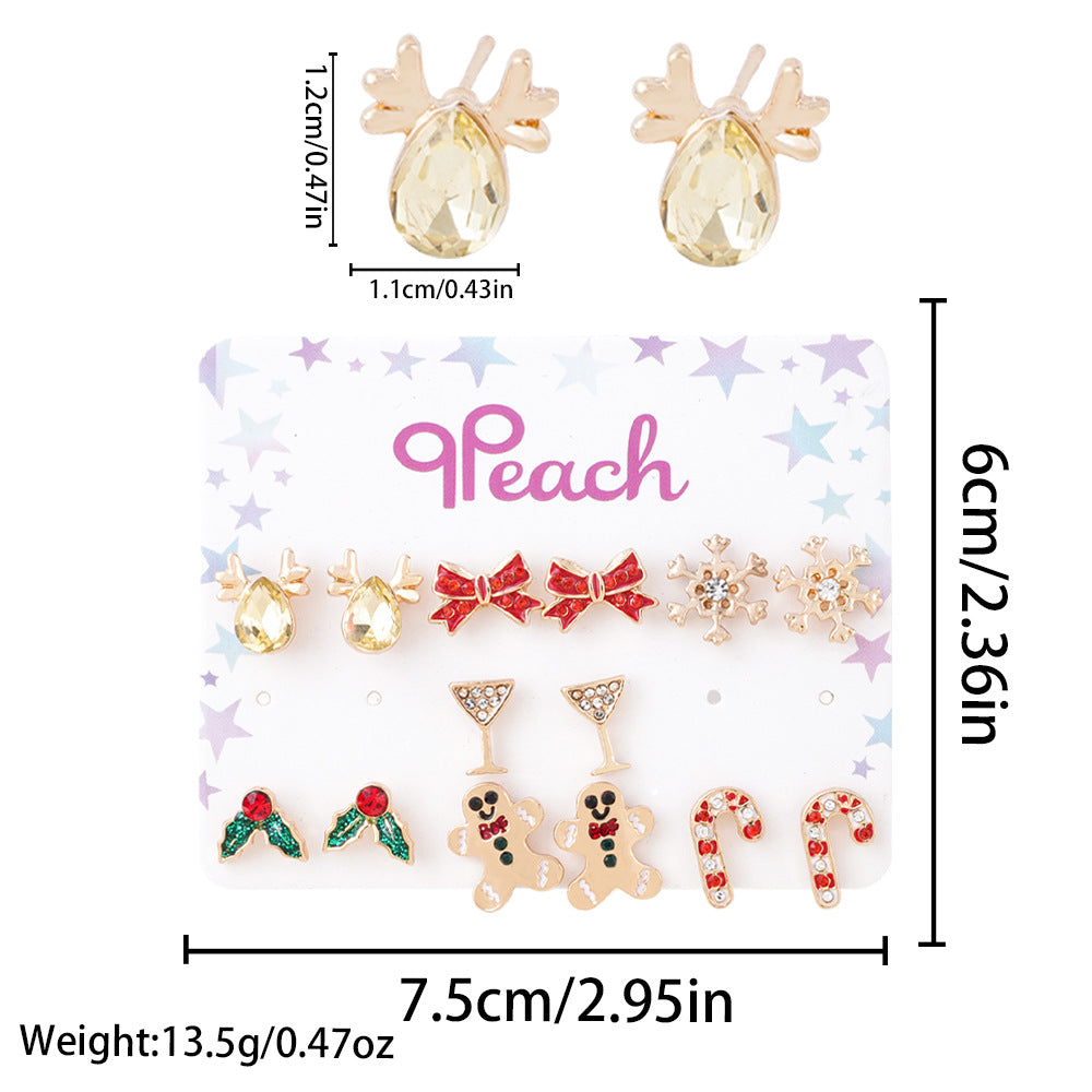 Christmas Holiday Earrings Set