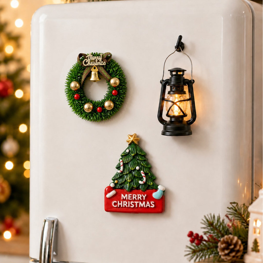 Resin Christmas Fridge Magnets
