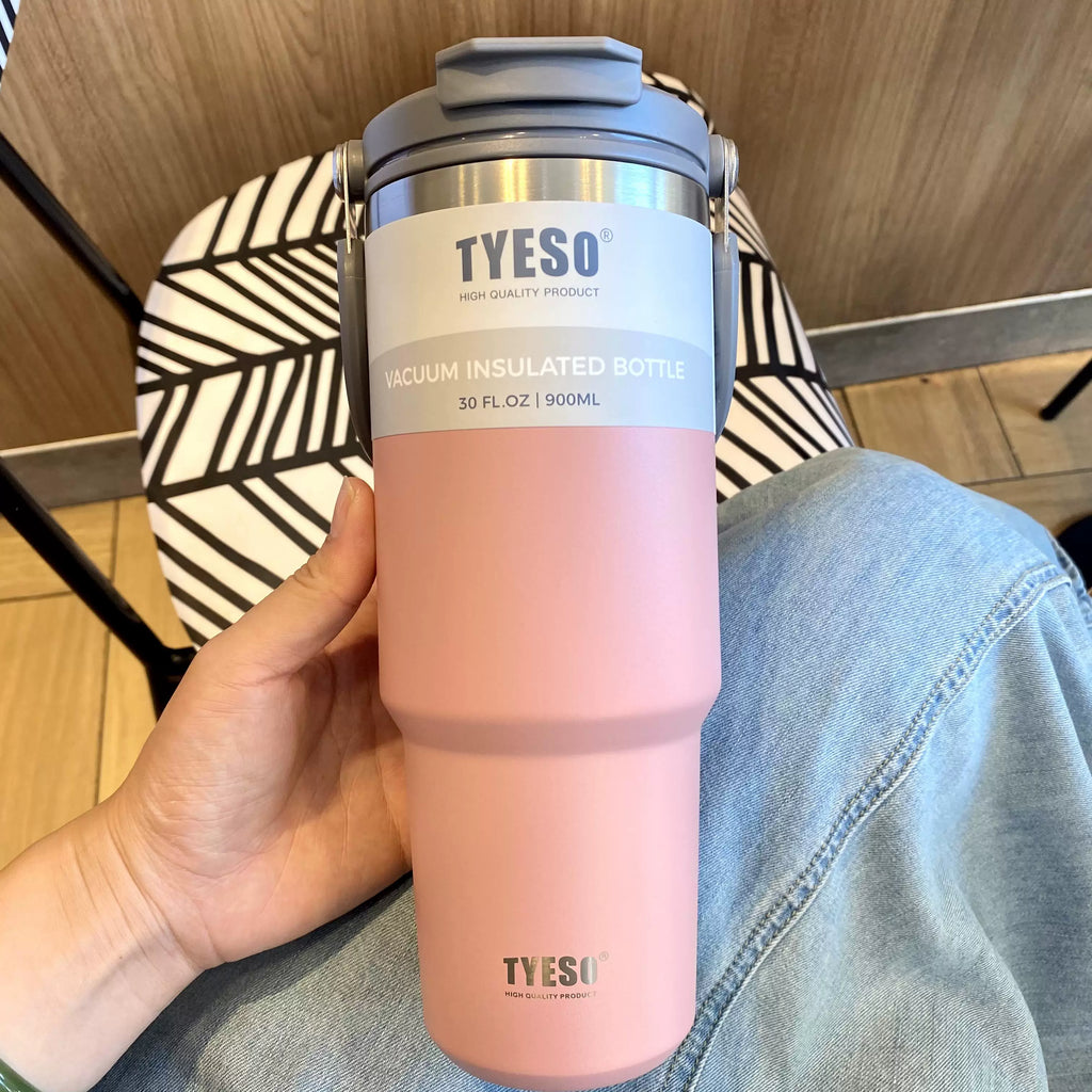 TYESO 1200ML 304 Stainless Steel Coffee Tumbler