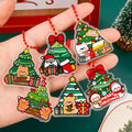 Cute Christmas Acrylic Keychain Korean Style Bag Charm Xmas Gift