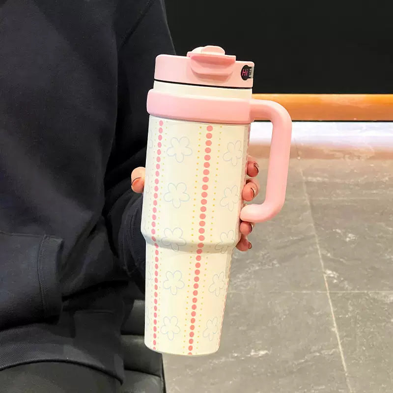1000ML Double Drink 316 Stainless Steel Tumbler