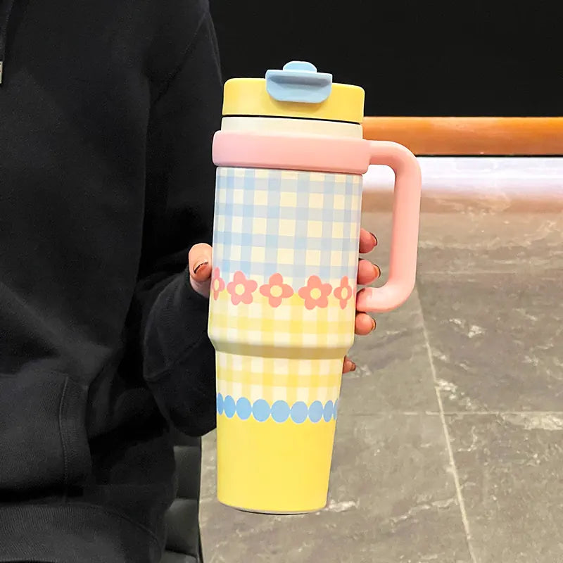 1000ML Double Drink 316 Stainless Steel Tumbler