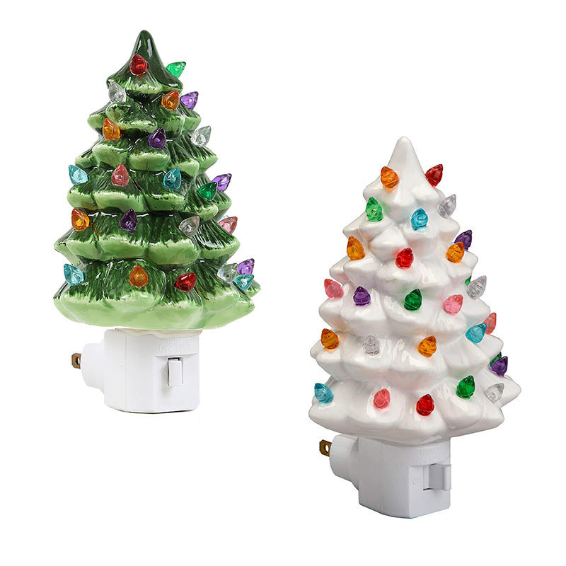 UL Listed Rotating Christmas Tree Night Light