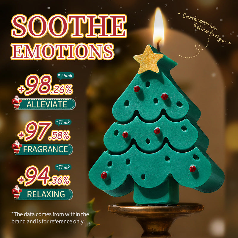 SADOER Christmas Tree Scented Candle