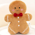 4Pcs Gingerbread Man Plush Ornaments