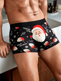 Men'S Briefs Santa Claus Soft Comfortable Daily Wear, Christmas